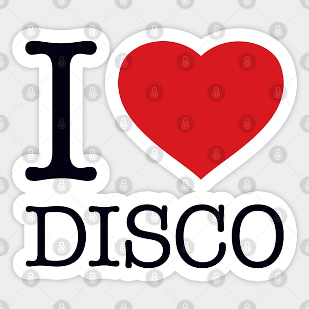 I LOVE DISCO Sticker by eyesblau